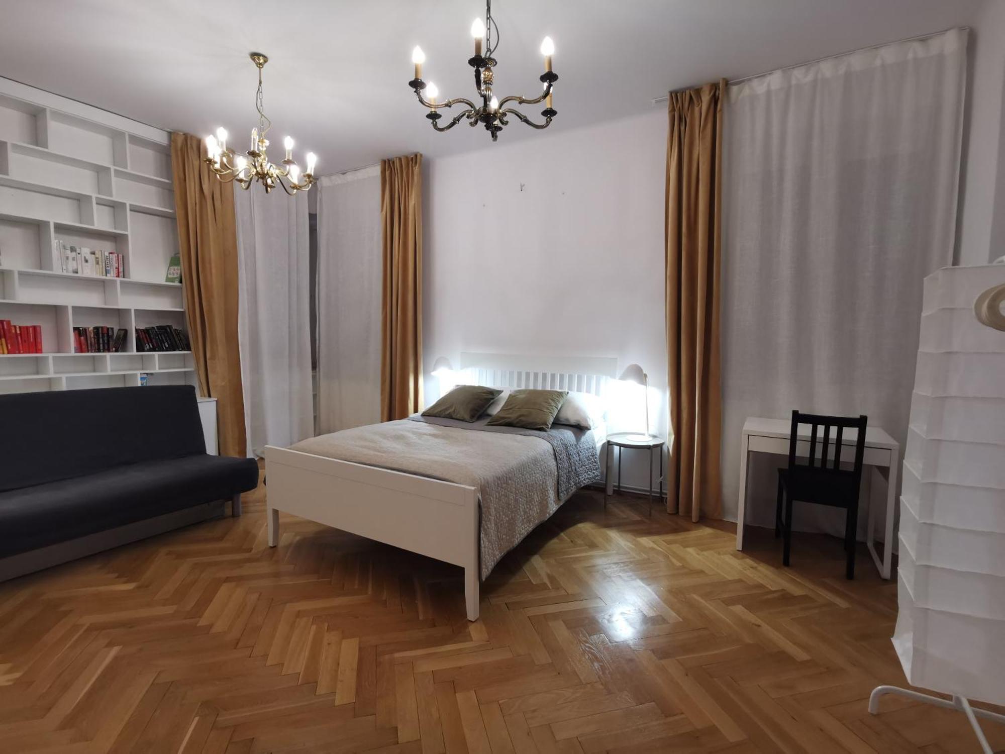 Cozy Spacious Apartment With Balcony Cracovia Exterior foto