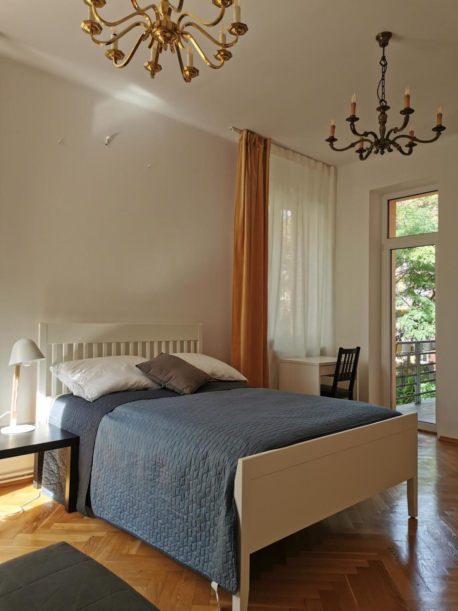 Cozy Spacious Apartment With Balcony Cracovia Exterior foto